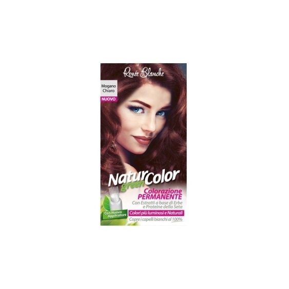 Renee Blanche Natur Color Green Colorazione Permanente Naturale Mogano Chiaro