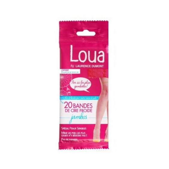 Loua Strisce Depilatorie Gambe 20 pz