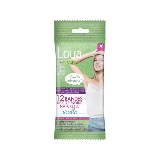 Loua Naturals Strisce Depilatorie Ascelle 12 pz