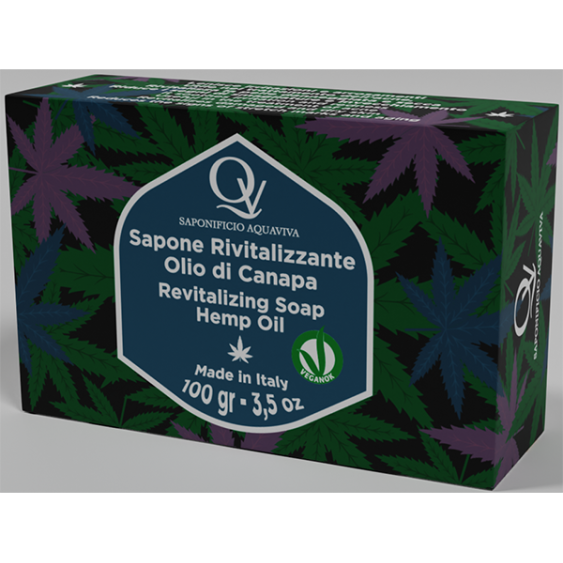 Saponificio Acquaviva Sapone Rivitalizzante Olio Canapa 100 gr