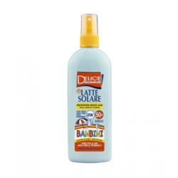 Delice Latte Solare Bambini Spray Resistente All'acqua Con Aloe Vera E Vitamina E  SPF 30 150 ml