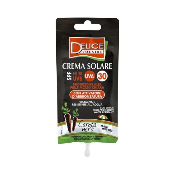 Delice Crema Solare Carota Nera In Bustina SPF 30 50 ml