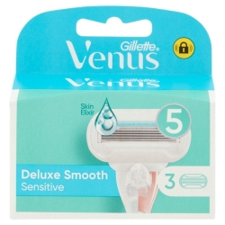 Gillette Venus Deluxe Smooth Sensitive Lamette Per Rasoio Da Donna 3 pz
