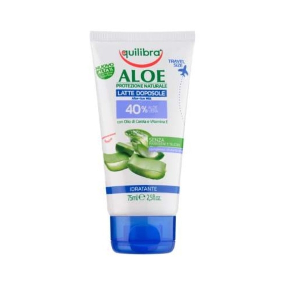 Equilibra Aloe Latte Doposole Idratante Travel Size 75 ml