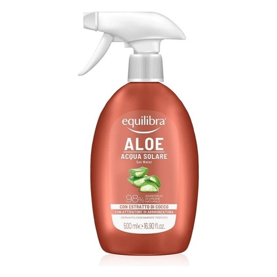 Equilibra Aloe Acqua Solare Con Estratto Di Cocco E Attivatore Di Abbronzatura 500 ml
