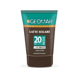 Geomar Latte Solare Resistente All'Acqua SPF 20 Formato Viaggio 100 ml