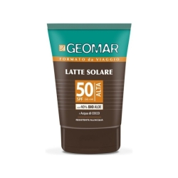 Geomar Latte Solare Resistente All'Acqua SPF 50 Formato Viaggio 100 ml