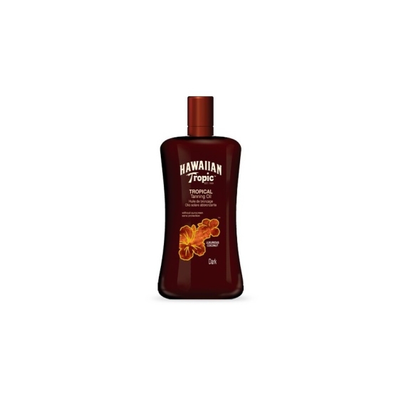 Hawaiian Tropic Tropical Tanning Oil Olio Solare Abbronzante Senza Protezione 200 ml