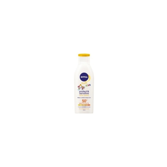 Nivea Sun Kids Protect & Sensitive Latte Solare SPF 50+ 200 ml