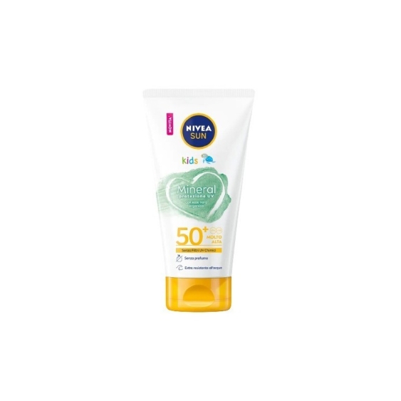 Nivea Sun Uv Viso Mineral Crema Solare Con Antiossidanti E Aloe Vera SPF 50+ 50 ml