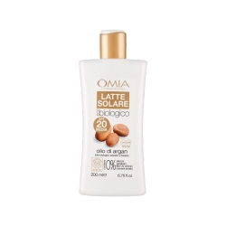 Omia Latte Solare Eco Biologico Con Olio D' Argan SPF 20 200 ml