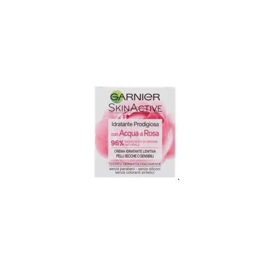 Garnier SkinActive Idratante Prodigiosa Con Acqua Di Rosa Crema Idratante Lenitiva 50 ml