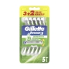 Gillette Sensor3 Sensitive Rasoio Uomo Usa e Getta 5 pz