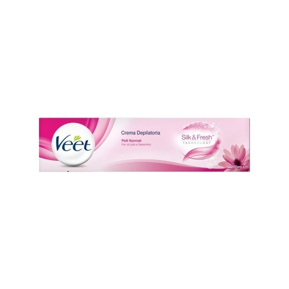 Veet Silk&Fresh Crema Depilatoria Pelli Normali 200 ml