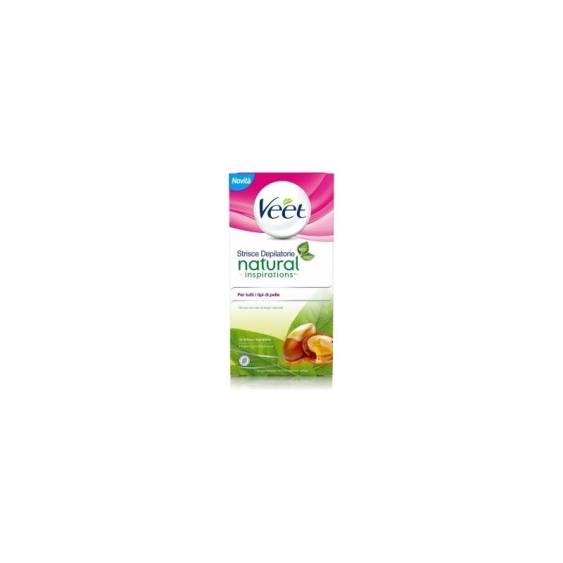 Veet Strisce Depilatorie Natural Inspirations con Olio di Argan 16 pz