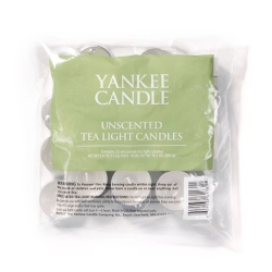 Yankee Candle Tea Light Unscented - 25 Piccole Candele Senza Profumo	25 pz