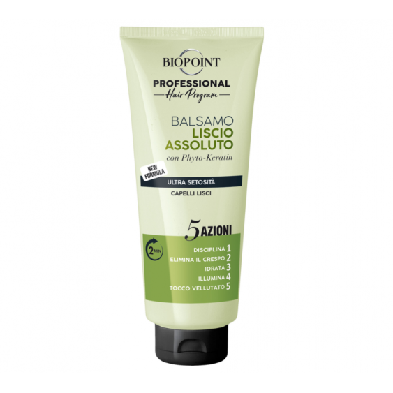 Biopoint Balsamo Liscio Assoluto Con Phyto-Keratin 350 ml