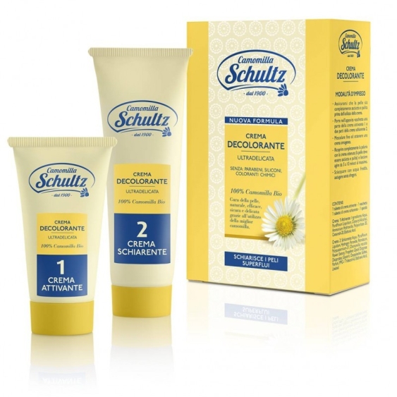 Schultz Crema Decolorante Ultradelicata Alla Camomilla 50 ml + 25 ml