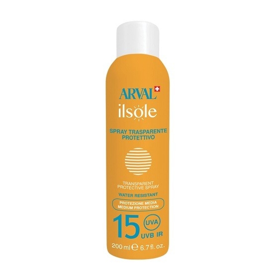 Arval IlSole Spray Trasparente Protettivo SPF 15 200ML