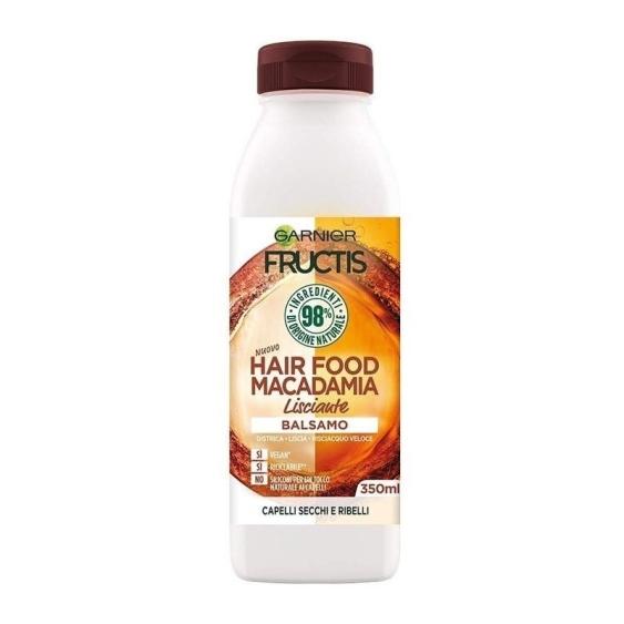 Garnier Fructis Hair Food Macadamia Balsamo Lisciante 350 ml