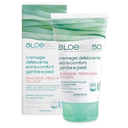 Athena's AloeBio50 Cremagel Defaticante Extra-comfort Gambe e Piedi 50ML