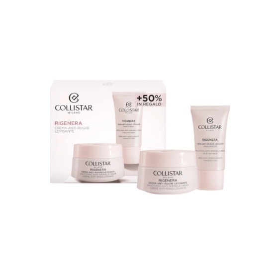 Collistar Rigenera Crema Anti-Rughe Levigante Cofanetto 50 ml + 25 ml