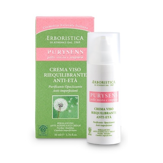 Athena's Purysens Crema Viso Riequilibrante Anti-Eta' 50ML