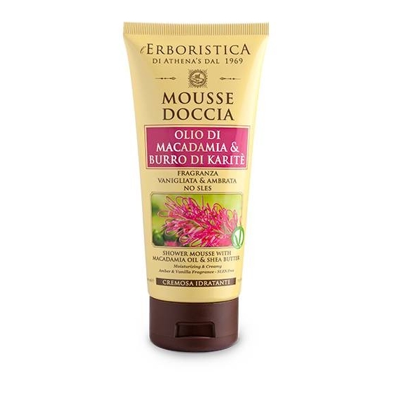 Athena's L'Erboristica Mousse Doccia Olio Di Macadamia & Burro Di Karite 200ML