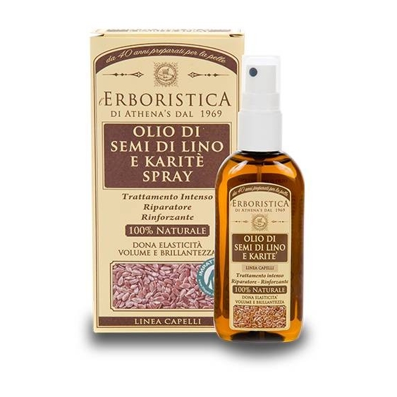 Athena's L'Erboristica Olio Di Semi di Lino e Karite Spray 100ML