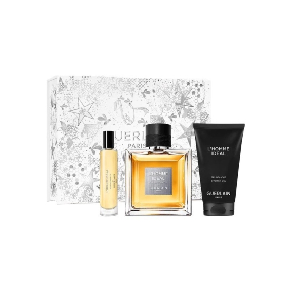 Guerlain L'Homme Ideal Eau De Toilette + Shower Gel + Travel Spray