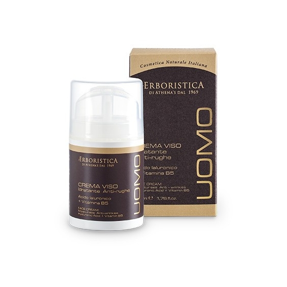 Athena's Uomo Crema Viso Uomo Idratante Anti-rughe 50ML