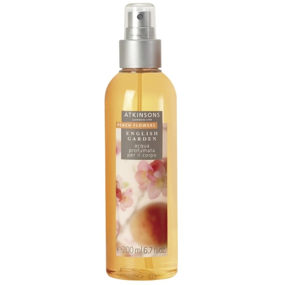 Atkinsons English Garden Acqua Profumata per il Corpo Peach Flowers 200ML