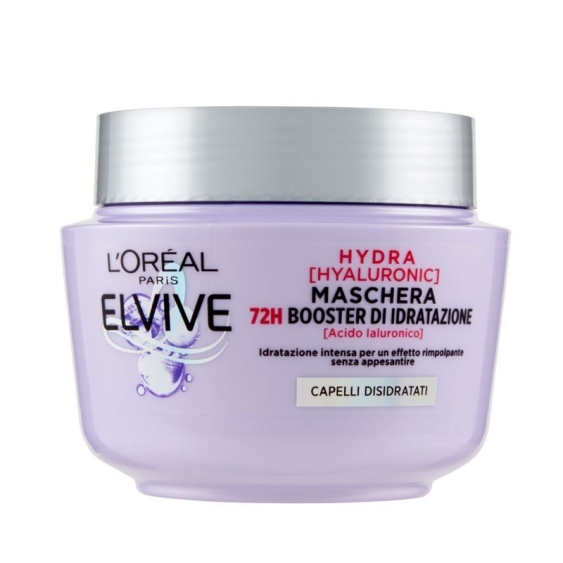 L'Oreal Paris Elvive Hydra Hyaluronic Maschera 72H Booster Di Idratazione 300 ml
