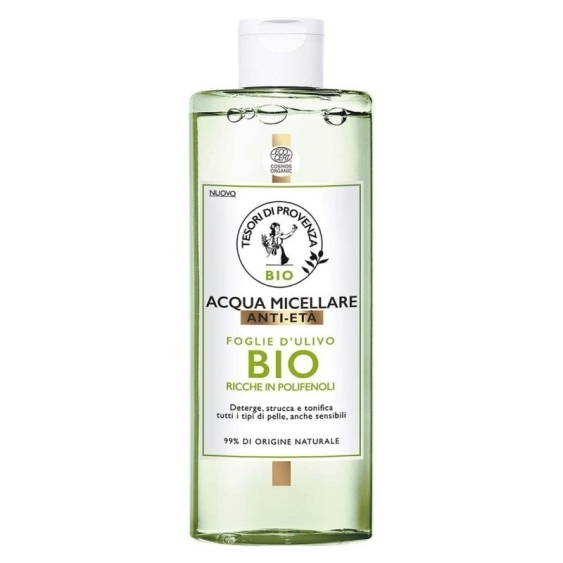 Tesori Di Provenza	Acqua Micellare Anti-Età Con Foglie D'Ulivo Bio 400 ml