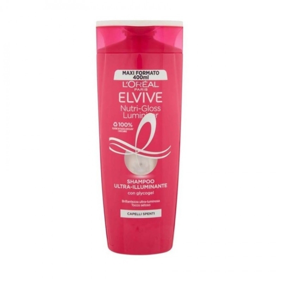 L'Oreal Paris Elvive Nutri-Gloss Luminizer Shampoo Ultra-Illuminante 400 ml