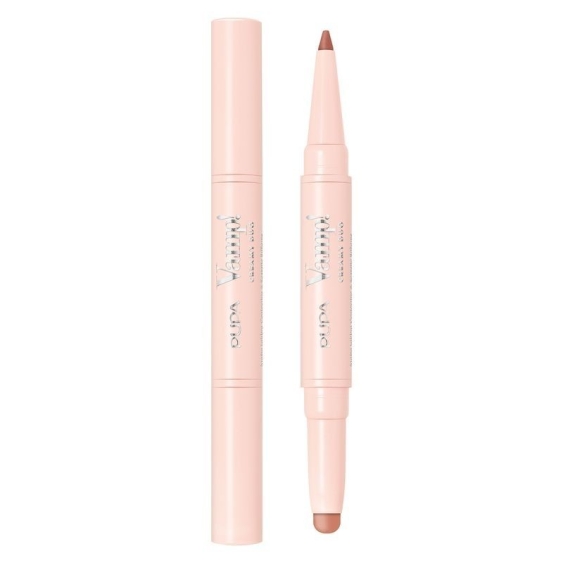 Pupa Vamp! Creamy Duo Matita Labbra Contouring & Rossetto Brillante 003 Warm Nude