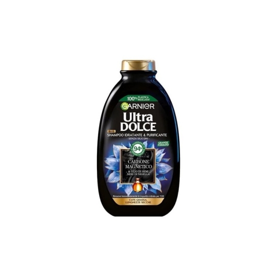 Garnier Ultra Dolce Shampoo Idratante Purificante Carbone Magnetico 400 ml