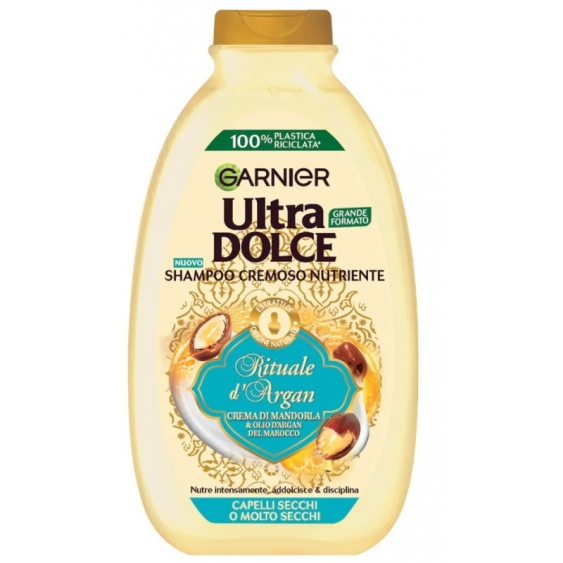 Garnier Ultra Dolce Shampoo Cremoso Nutriente Rituale D'Argan 400 ml