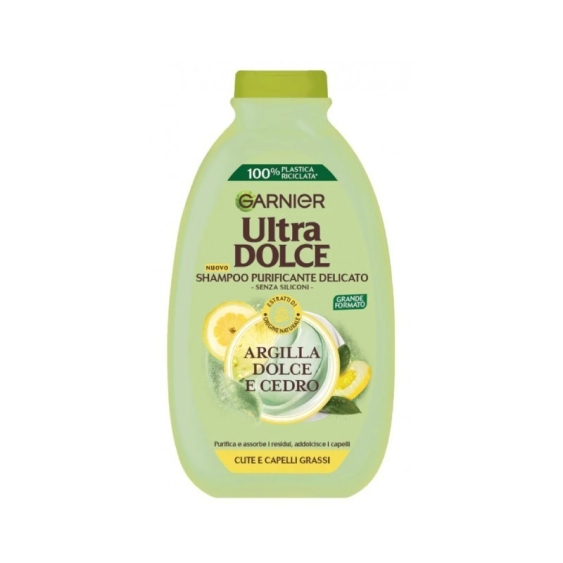 Garnier Ultra Dolce Shampoo Purificante Delicato Argilla Dolce E Cedro 400 ml