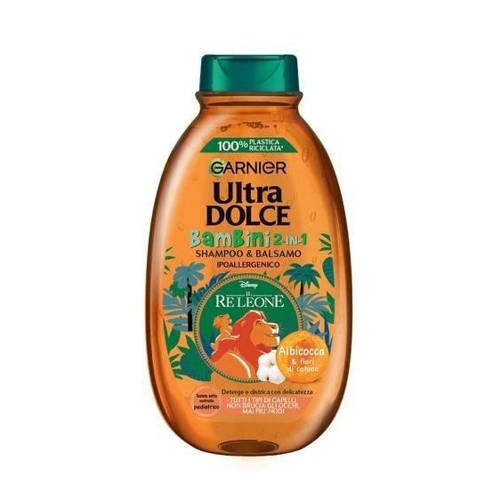 Garnier Ultra Dolce Bambini Shampoo 2in1 Albicocca E Fiori Di Cotone 400 ml