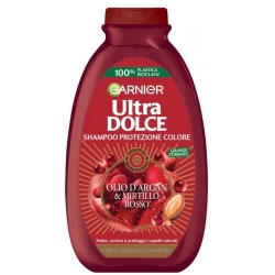 Garnier Ultra Dolce Shampoo Protezione Colore Olio Di Argan E Mirtillo Rosso 400 ml