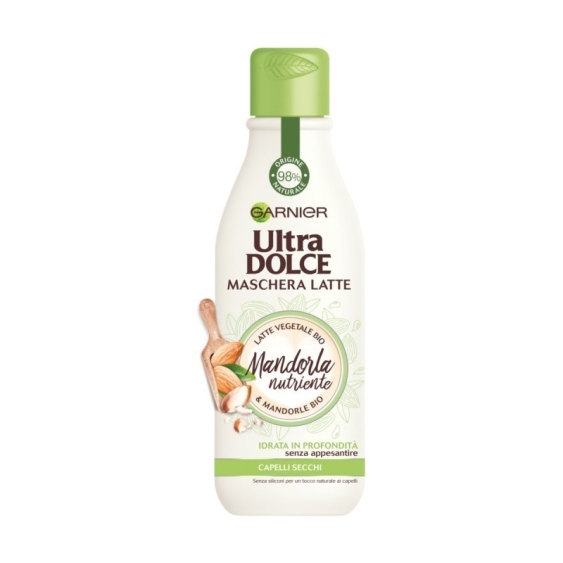 Garnier Ultra Dolce Maschera Latte Mandorla Nutriente Per Capelli Secchi 250 ml