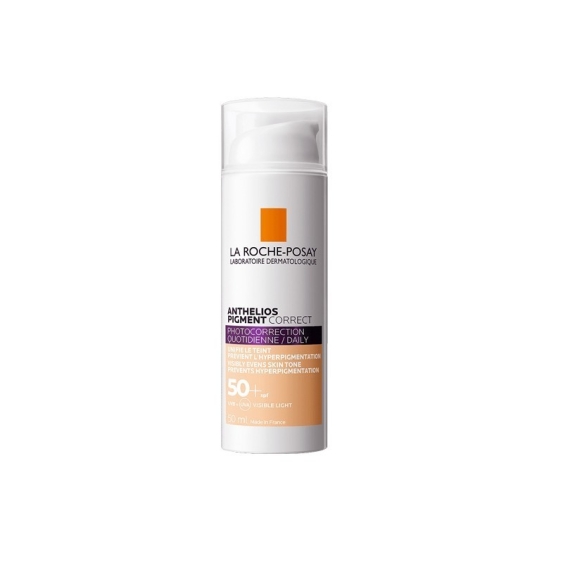 La Roche Posay Anthelios Pigment Correct SPF50+ Foto-Correzione Quotidiana Per Pelle Soggetta A Macchie 50 ml - 01 Light