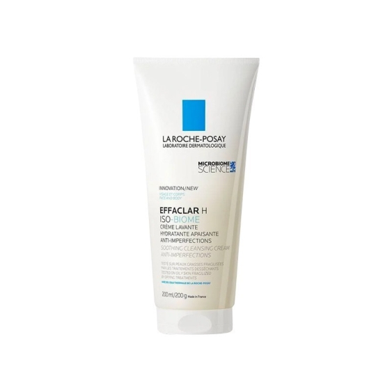 La Roche Posay Effaclar H Iso Biome Crema Detergente Anti-Imperfezioni 200 ml