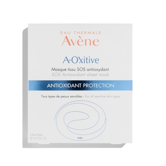 Avene A-Oxitive SOS Maschera In Tessuto Antiossidante Levigante