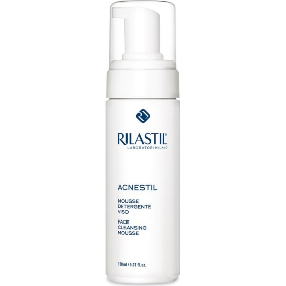Rilastil Acnestil Mousse Detergente Viso Pelli A Tendenza Acneica 150 ml