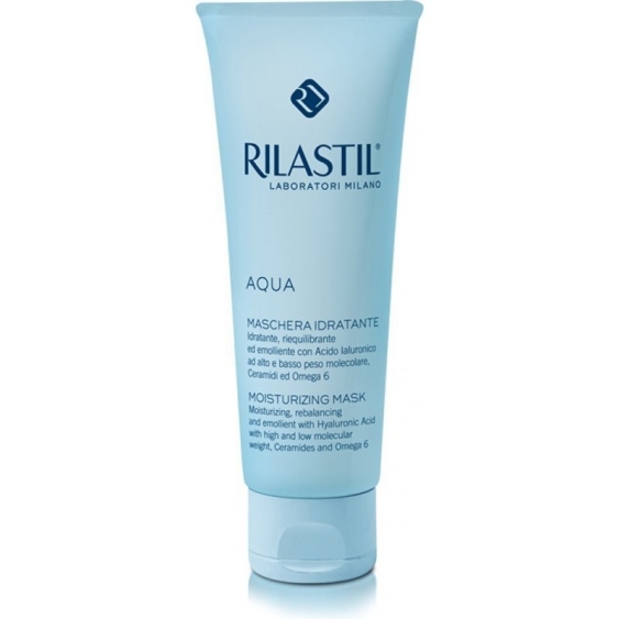 Rilastil Aqua Maschera Idratante  Riequilibrante Ed Emolliente 75 ml