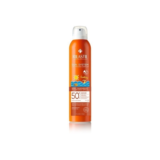 Rilastil Sun System Baby Spray Solare Trasparente SPF50+ 200 ml
