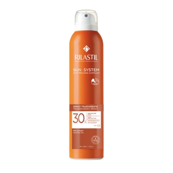 Rilastil Sun System Spray Solare Trasparente SPF30 200 ml