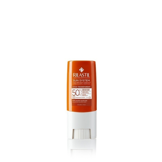 Rilastil Sun System Stick Solare Trasparente Zone Sensibili SPF50+ 8,5 ml